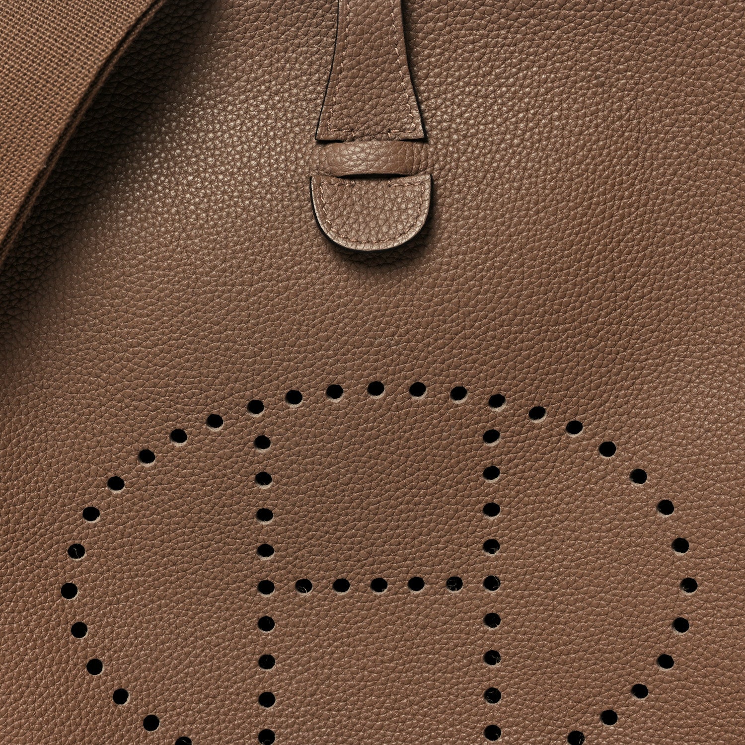 Hermes Taurillon Clemence Evelyne III PM Beige De Weimar 6 of 9