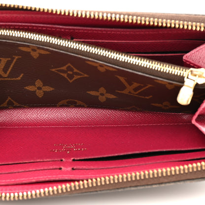 Louis Vuitton Monogram Clemence Wallet Fuchsia 6 of 14