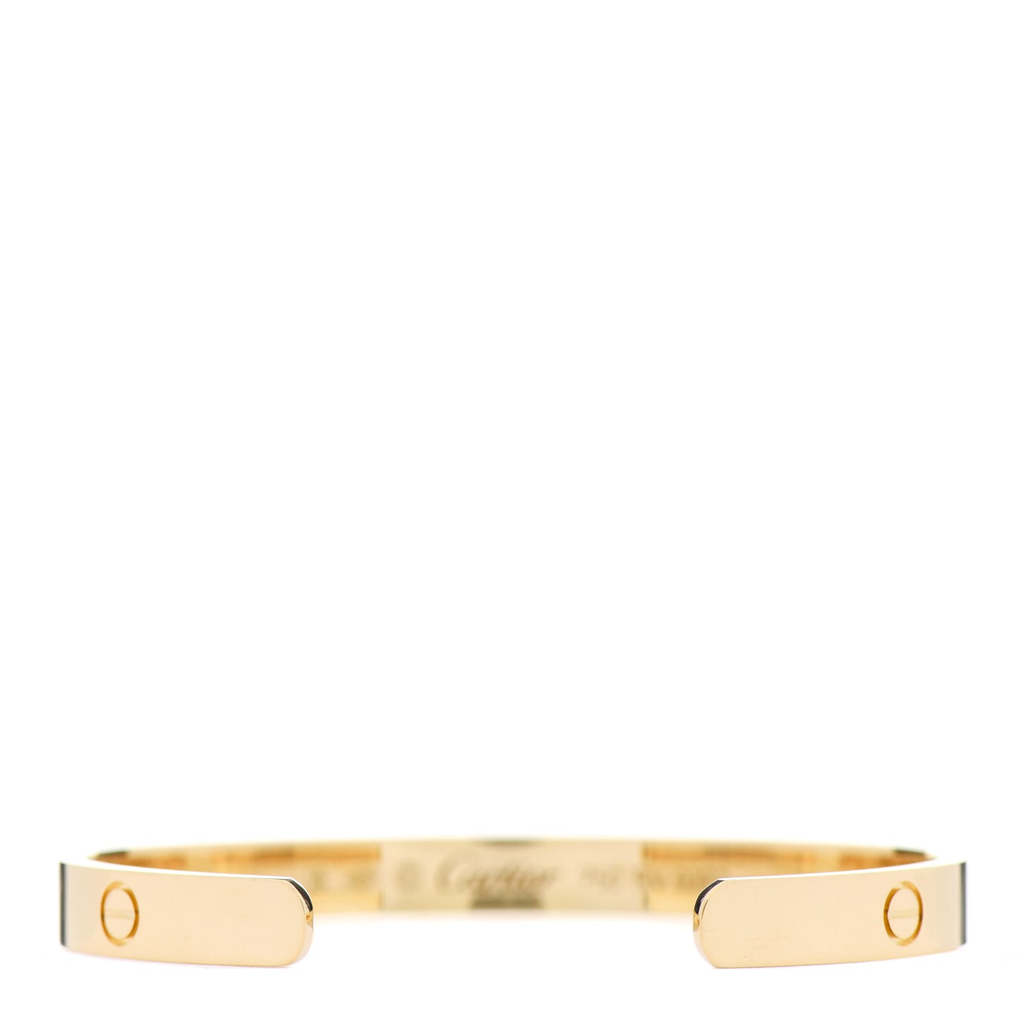 18K Yellow Gold LOVE Cuff Bracelet 18