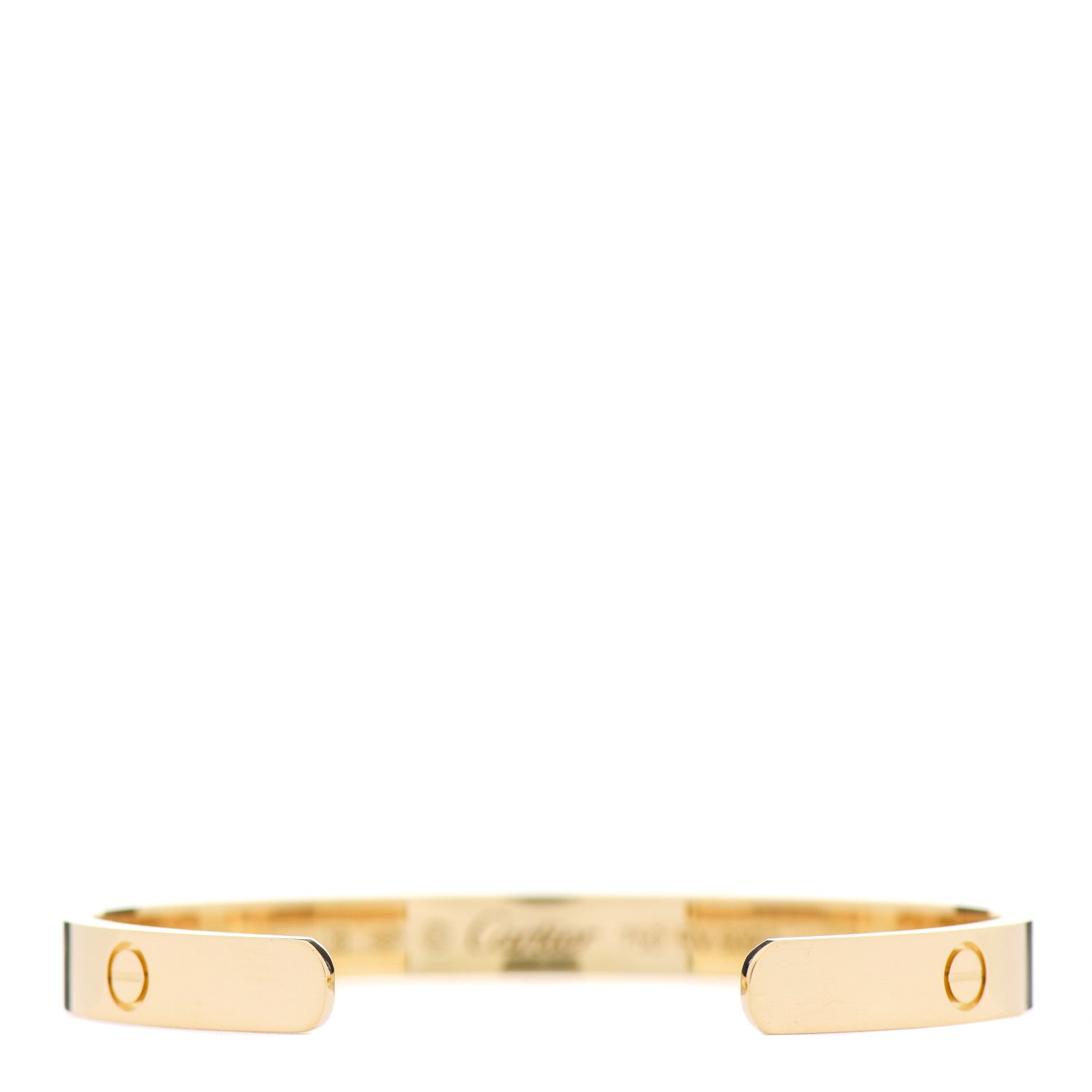 Cartier 18K Yellow Gold LOVE Cuff Bracelet 18 2 of 3