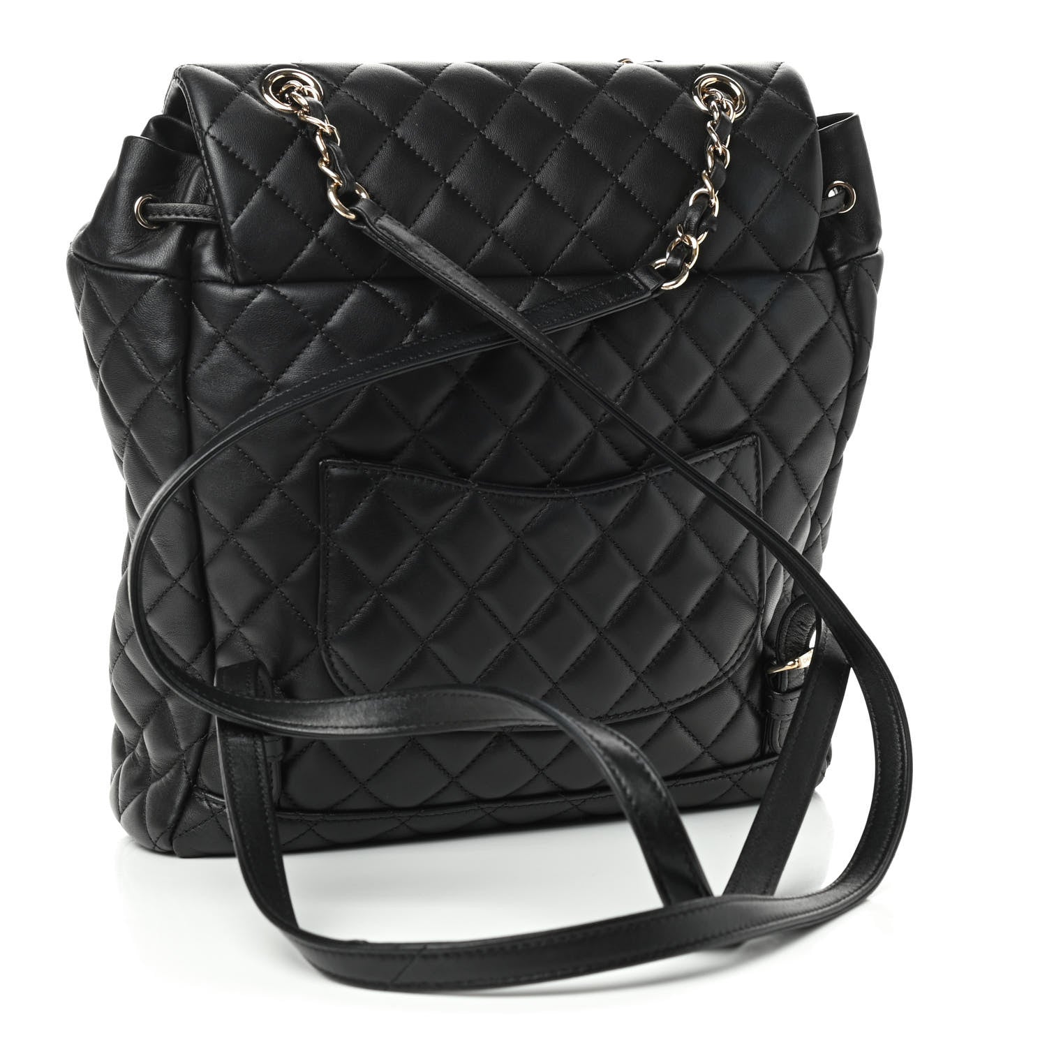 Chanel Lambskin Quilted Large Urban Spirit Backpack Black 3 of 9