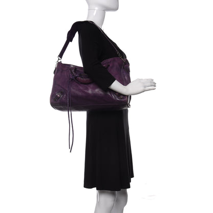 Balenciaga Agneau Classic Hardware City Sapphire 2 of 16