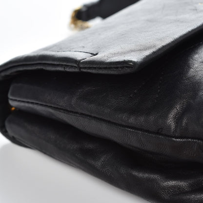 Lanvin Lambskin Quilted Mini Sugar Flap Shoulder Bag Black 11 of 11