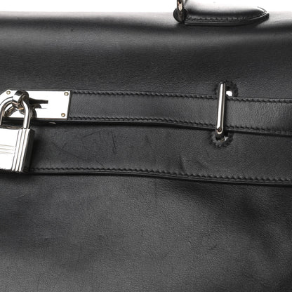 Hermes Veau Sikkim Kelly Relax 50 Black 16 of 19