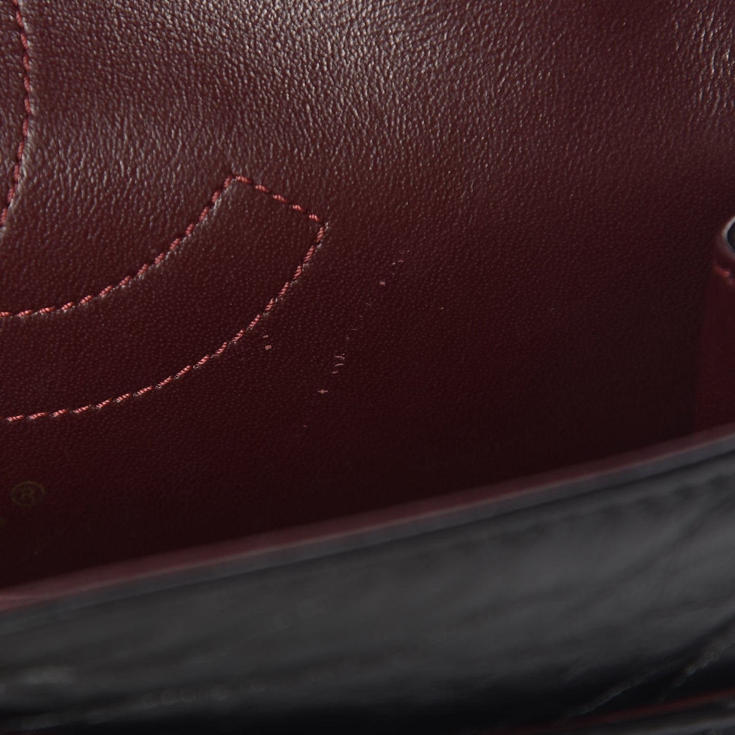 Aged Calfskin Quilted 2.55 Reissue 225 Flap Black