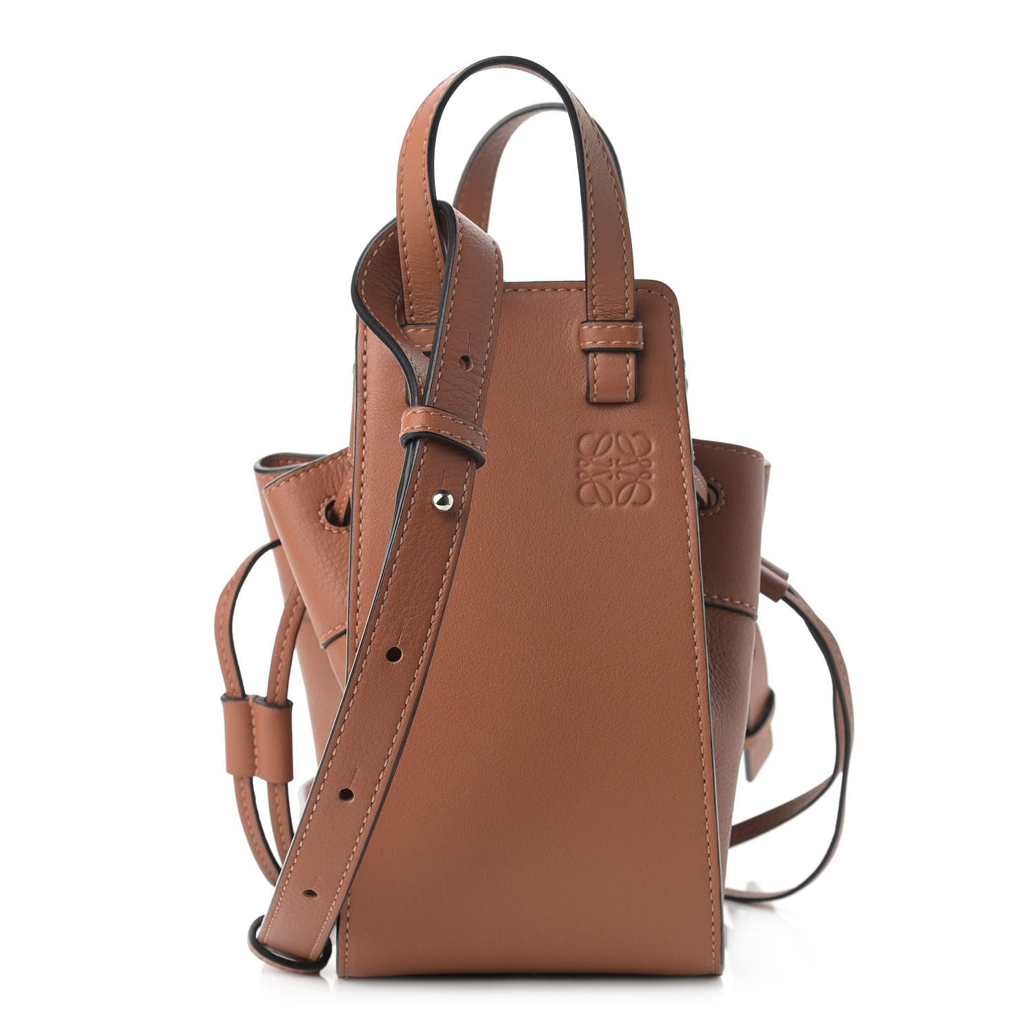 Loewe Calfskin Mini Hammock Shoulder Bag Tan 1 of 9