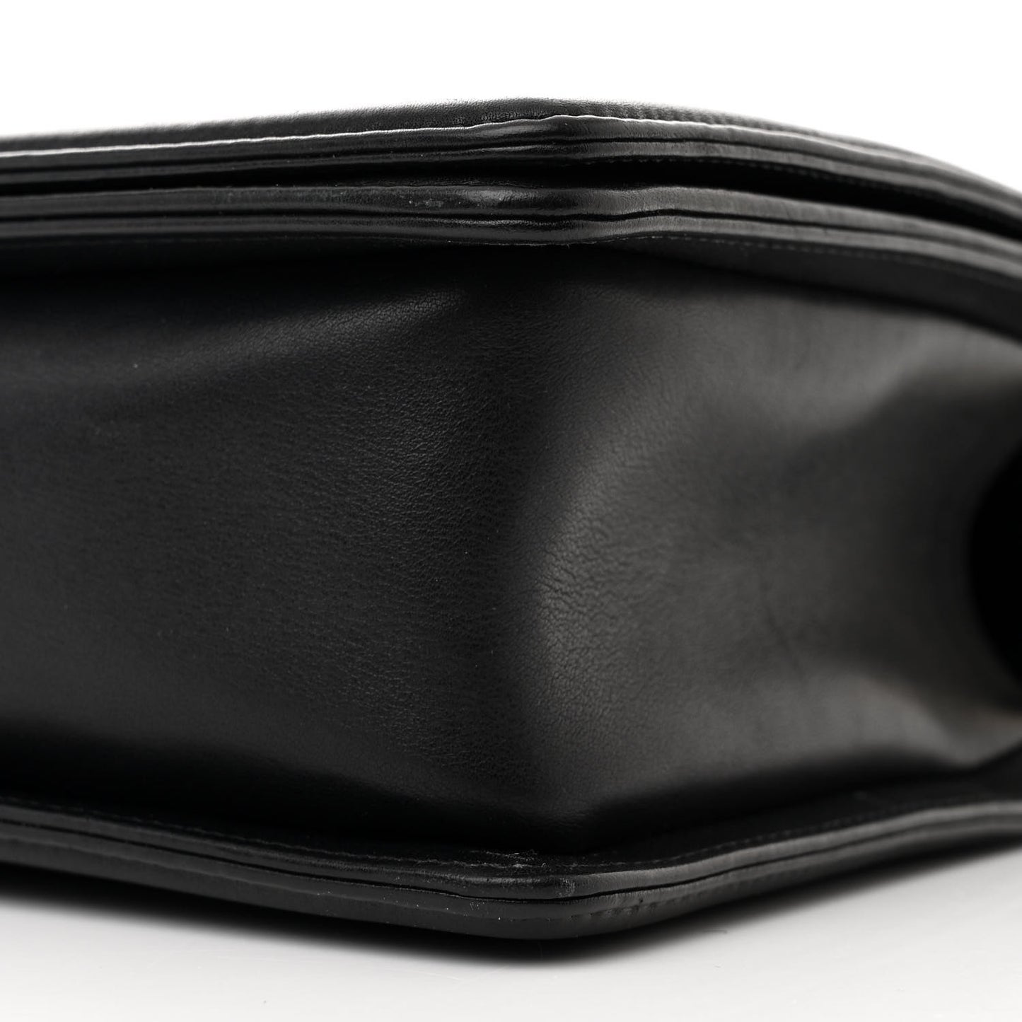 Calfskin Quilted New Medium Boy Flap Black