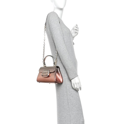 Gucci Metallic Mini Horsebit 1955 Top Handle Flap Bag Multicolor 2 of 10