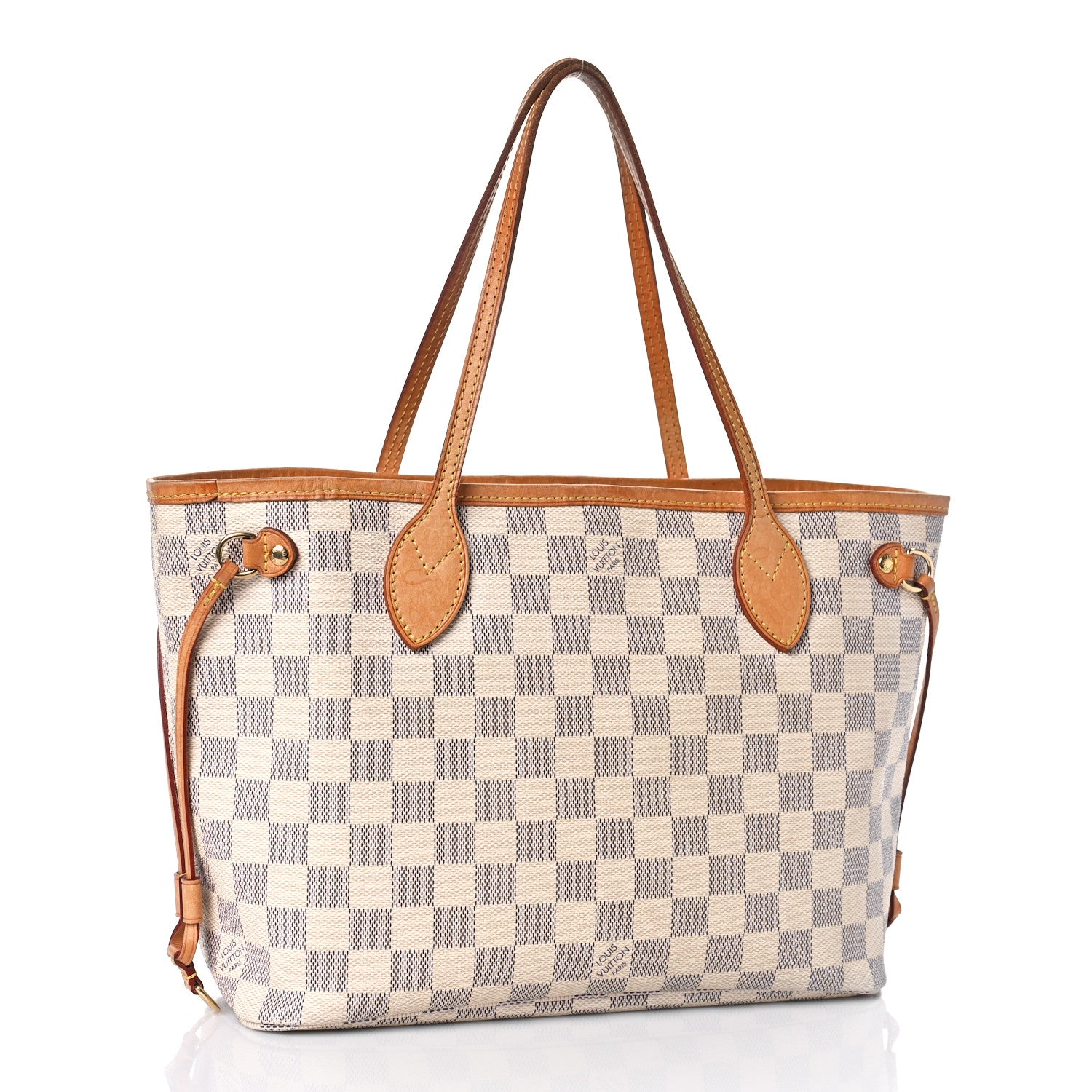 Louis Vuitton Damier Azur Neverfull PM 3 of 16