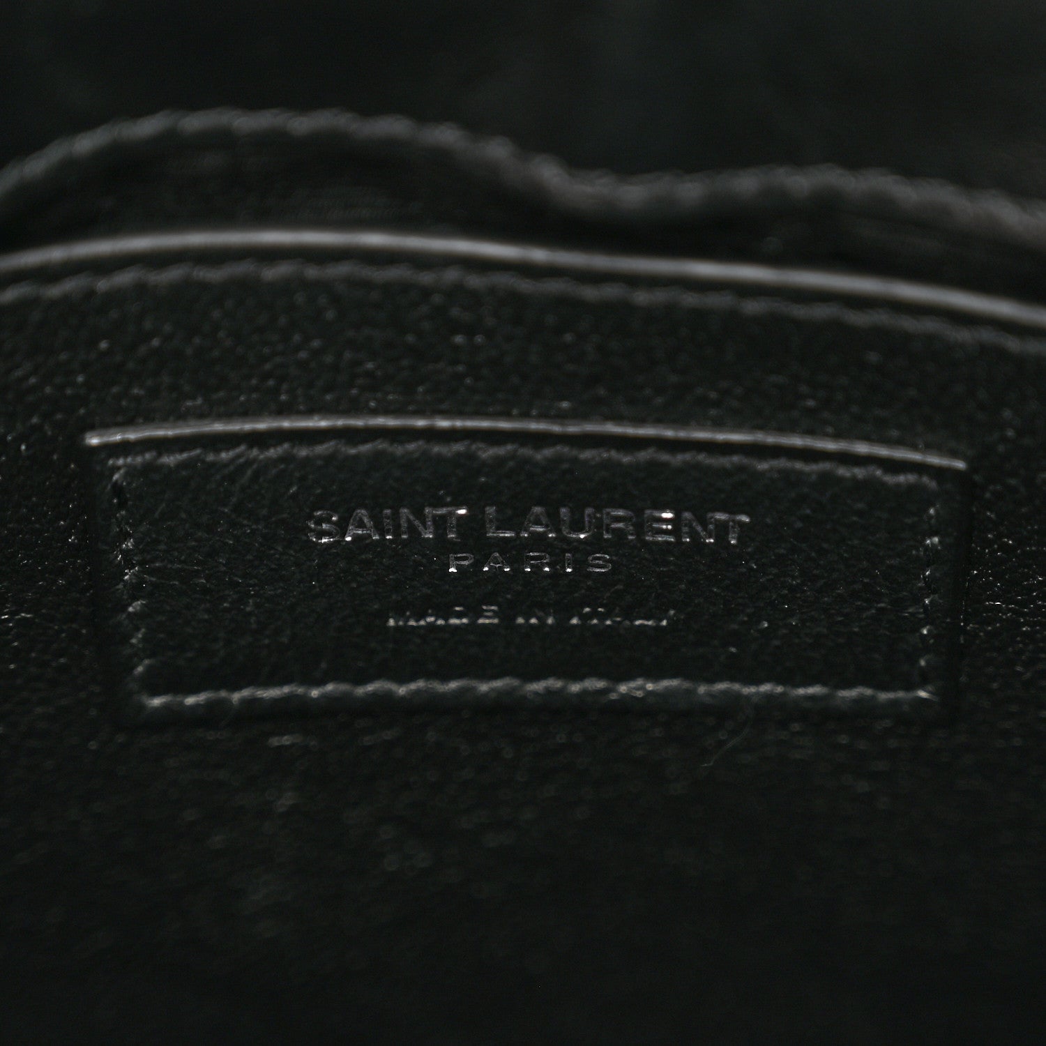 Saint Laurent SAINT LAURENT Calfskin Y Quilted Monogram Small Loulou Chain Satchel Black 8 of 10