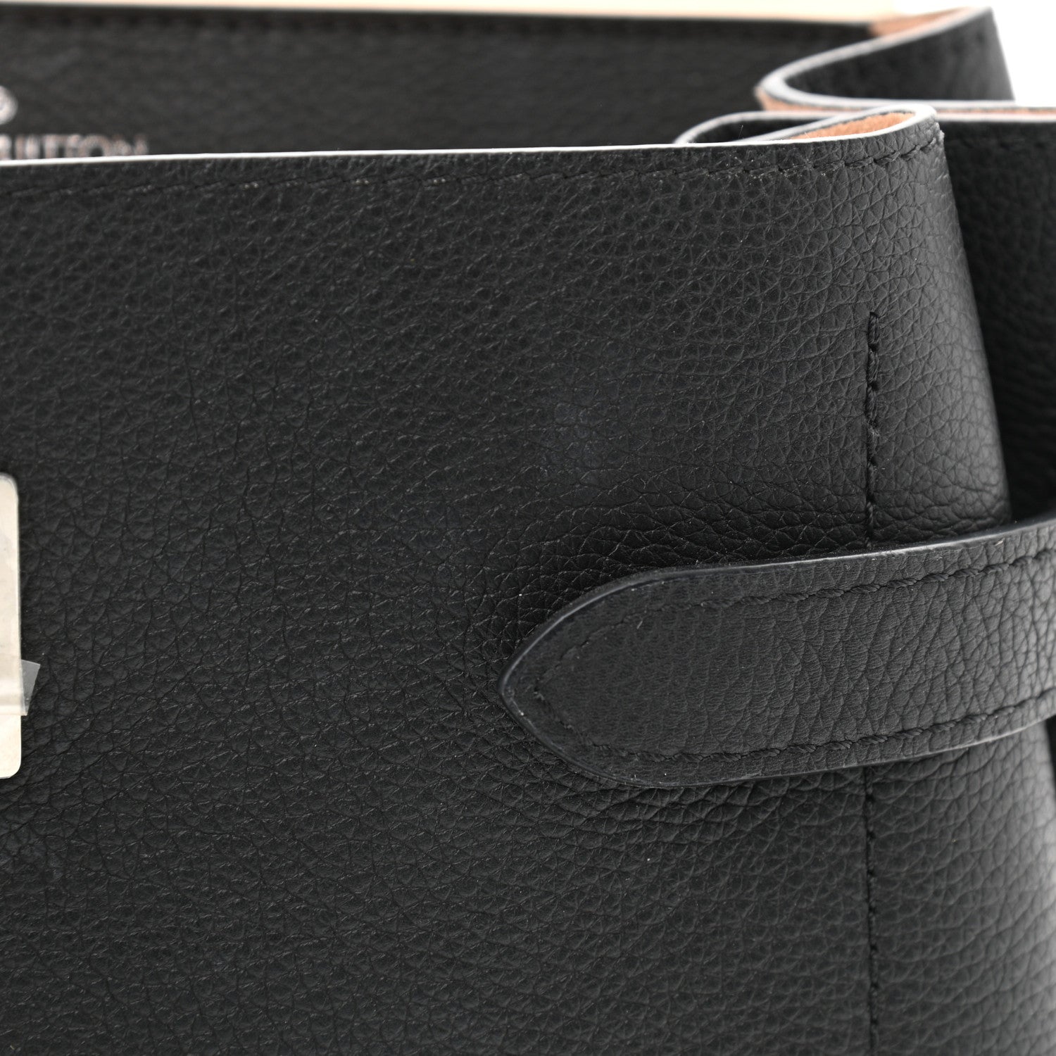 Louis Vuitton Calfskin Lockme Ever BB Black 11 of 12