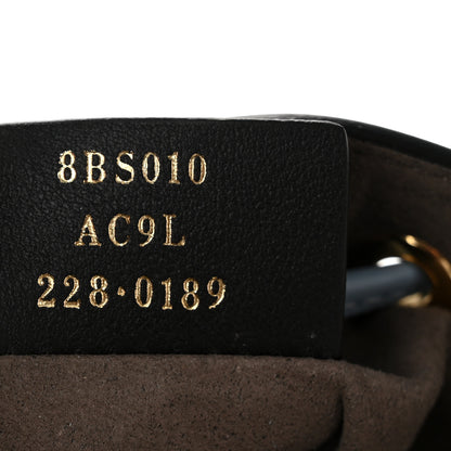 Fendi Vitello King F is Fendi Logo Embossed Mini Mon Tresor Bucket Bag Azzurro Baby Azzurro Baby 7 of 10