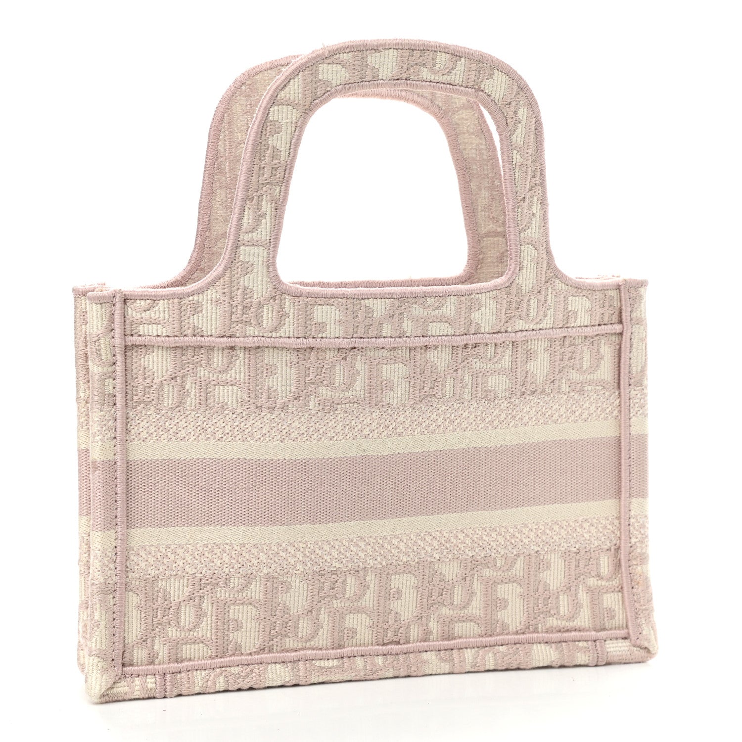 Christian Dior Oblique Mini Book Tote Rose Des Vents Multicolor 3 of 12