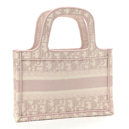 Christian Dior Oblique Mini Book Tote Rose Des Vents Multicolor 3 of 12