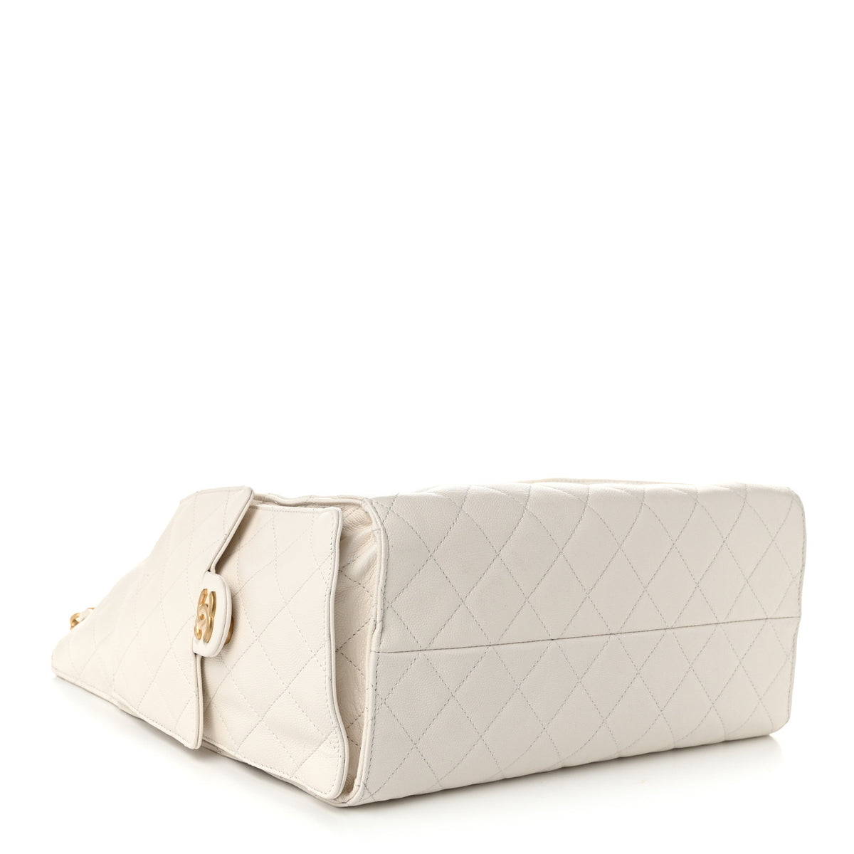 Chanel Caviar Quilted Medium Chanel 25 Handbag White 5 of 11