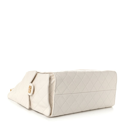 Chanel Caviar Quilted Medium Chanel 25 Handbag White 5 of 11
