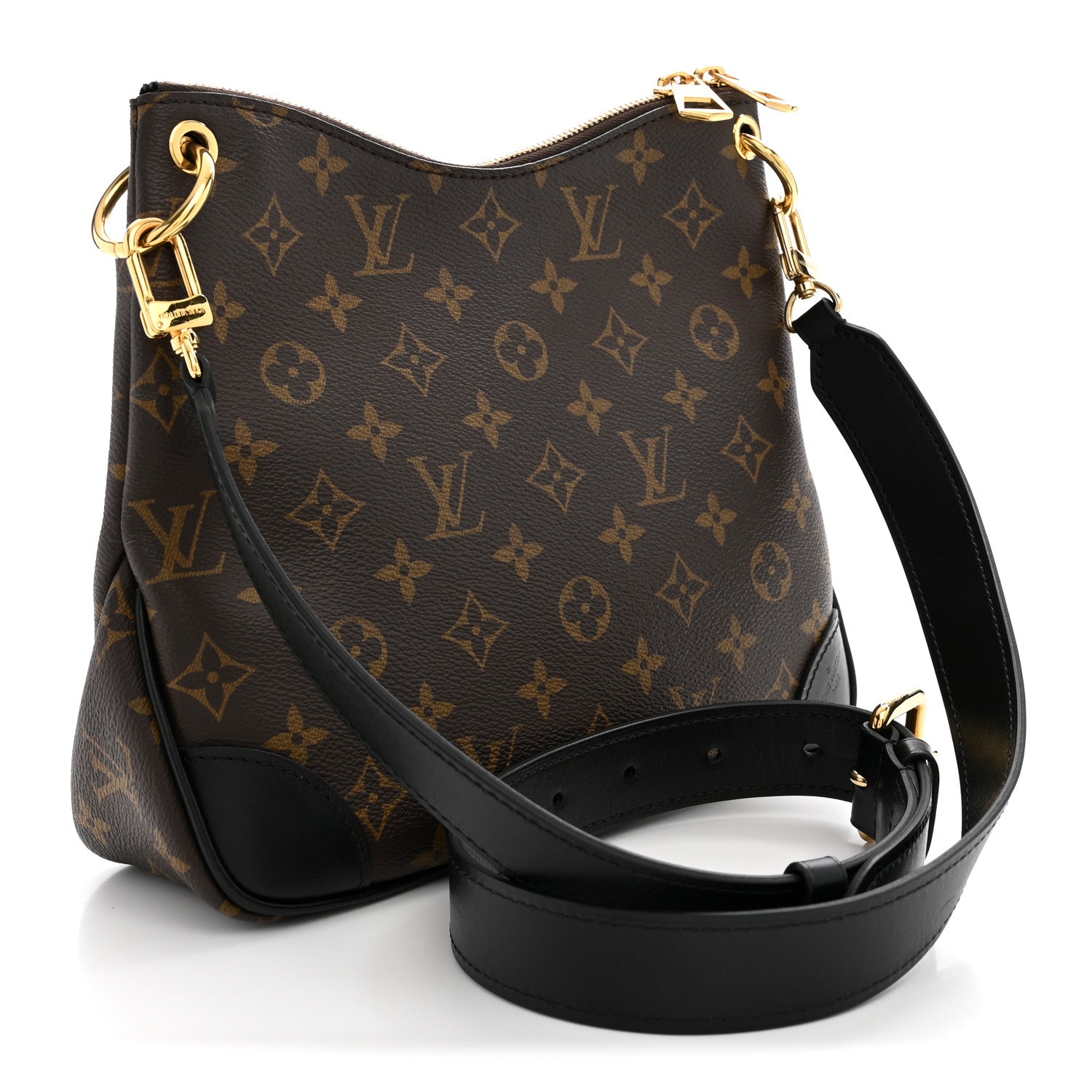 Louis Vuitton Monogram Odeon PM Black 2 of 8