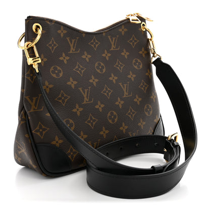 Louis Vuitton Monogram Odeon PM Black 2 of 8