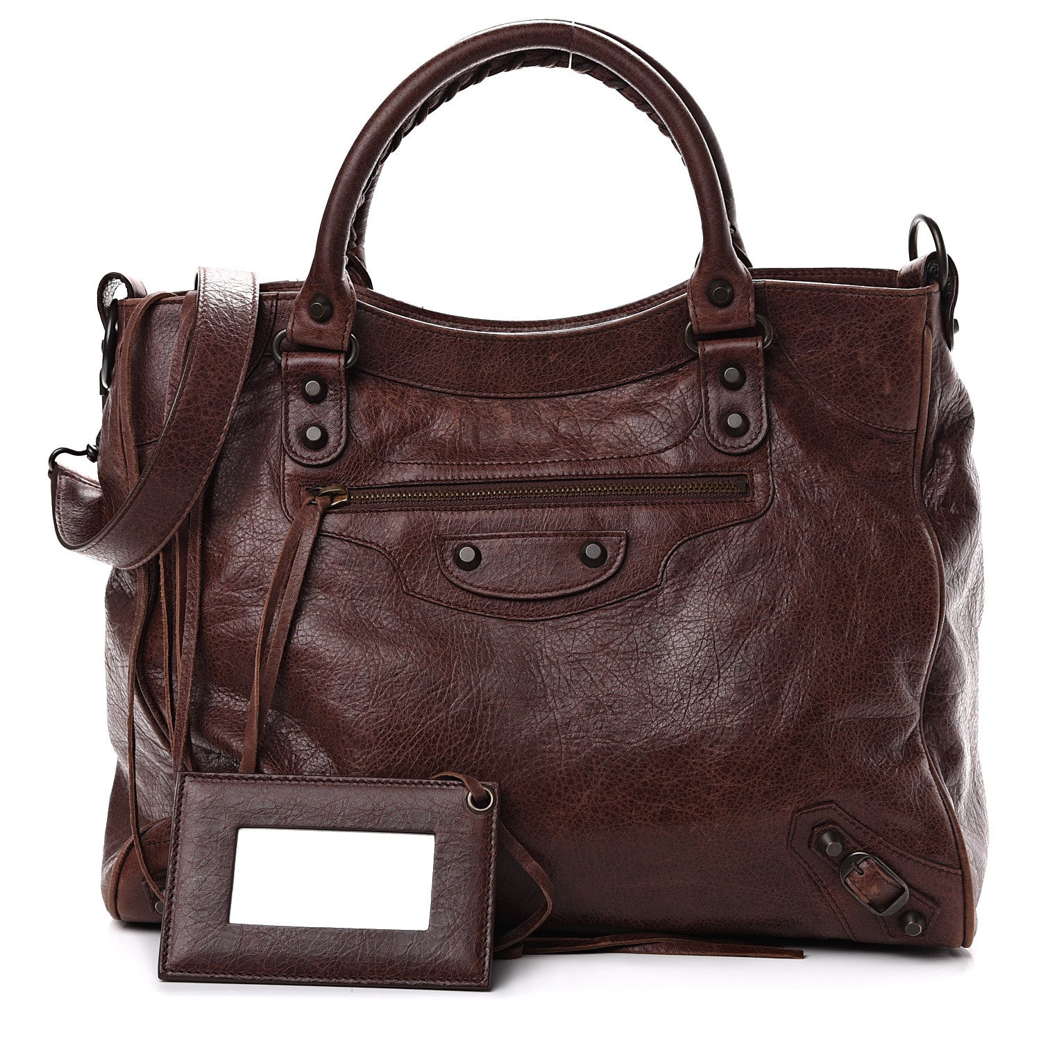 Balenciaga Agneau Classic Hardware Velo Castagna 1 of 12