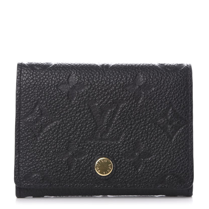 Louis Vuitton Empreinte Business Card Holder Black 1 of 8