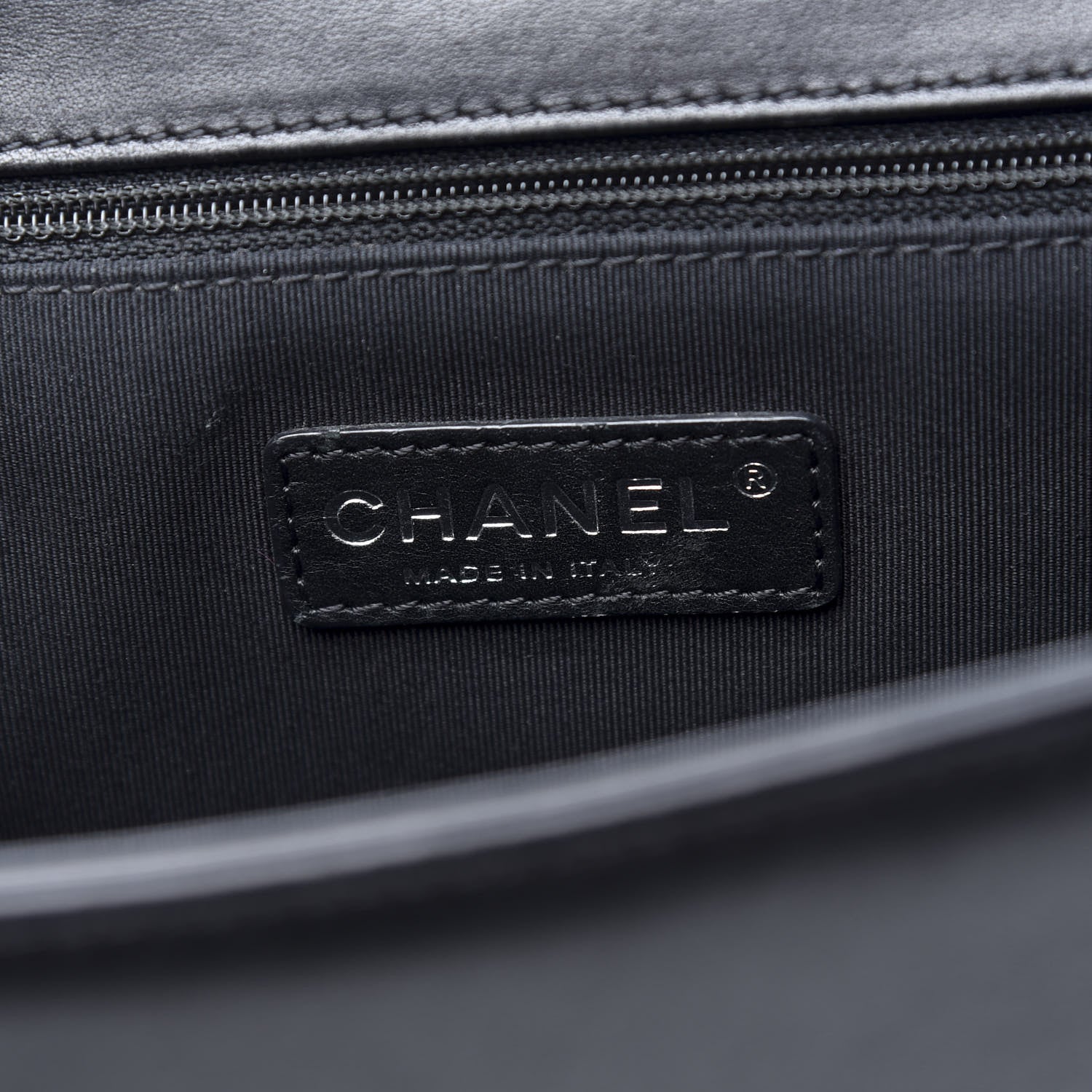 Chanel Lambskin Quilted Large Boy Flap Black 6 of 9