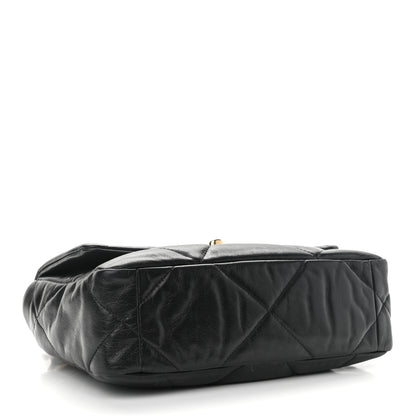 Chanel Goatskin Quilted Medium Chanel 19 Flap Black 4 of 11