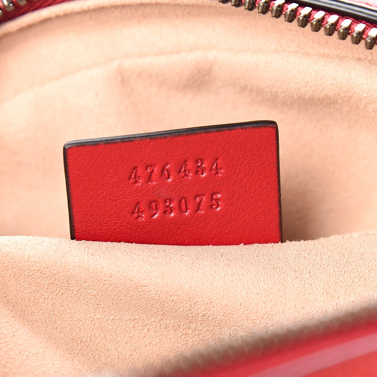 Gucci Calfskin Matelasse GG Marmont Belt Bag 95 38 Hibiscus Red 6 of 11