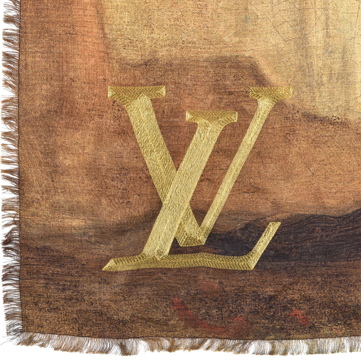 Louis Vuitton Silk Masters Fragonard Shawl 2 of 5