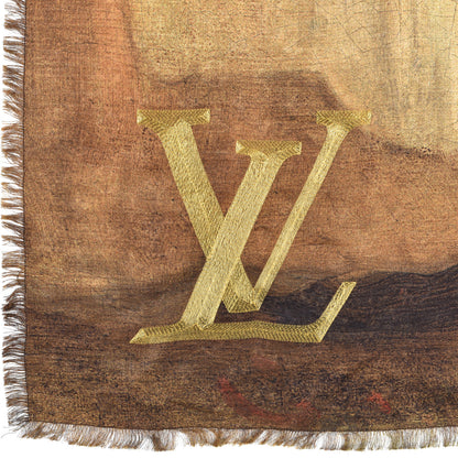 Louis Vuitton Silk Masters Fragonard Shawl 2 of 5