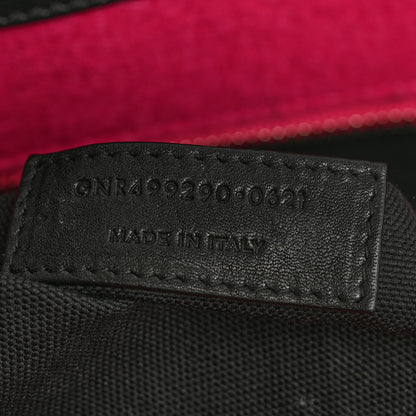 Saint Laurent Wool Rive Gauche Tote Fuchsia 7 of 14