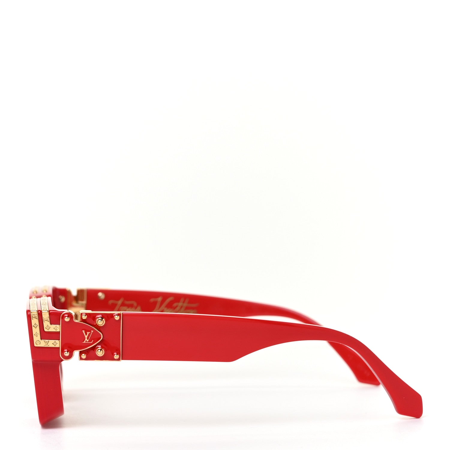 Louis Vuitton Acetate 1.1 Millionaires Z1169W Sunglasses Red 3 of 7