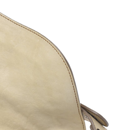 Christian Dior Calfskin Gaucho Double Saddle Bag Ivory 13 of 13
