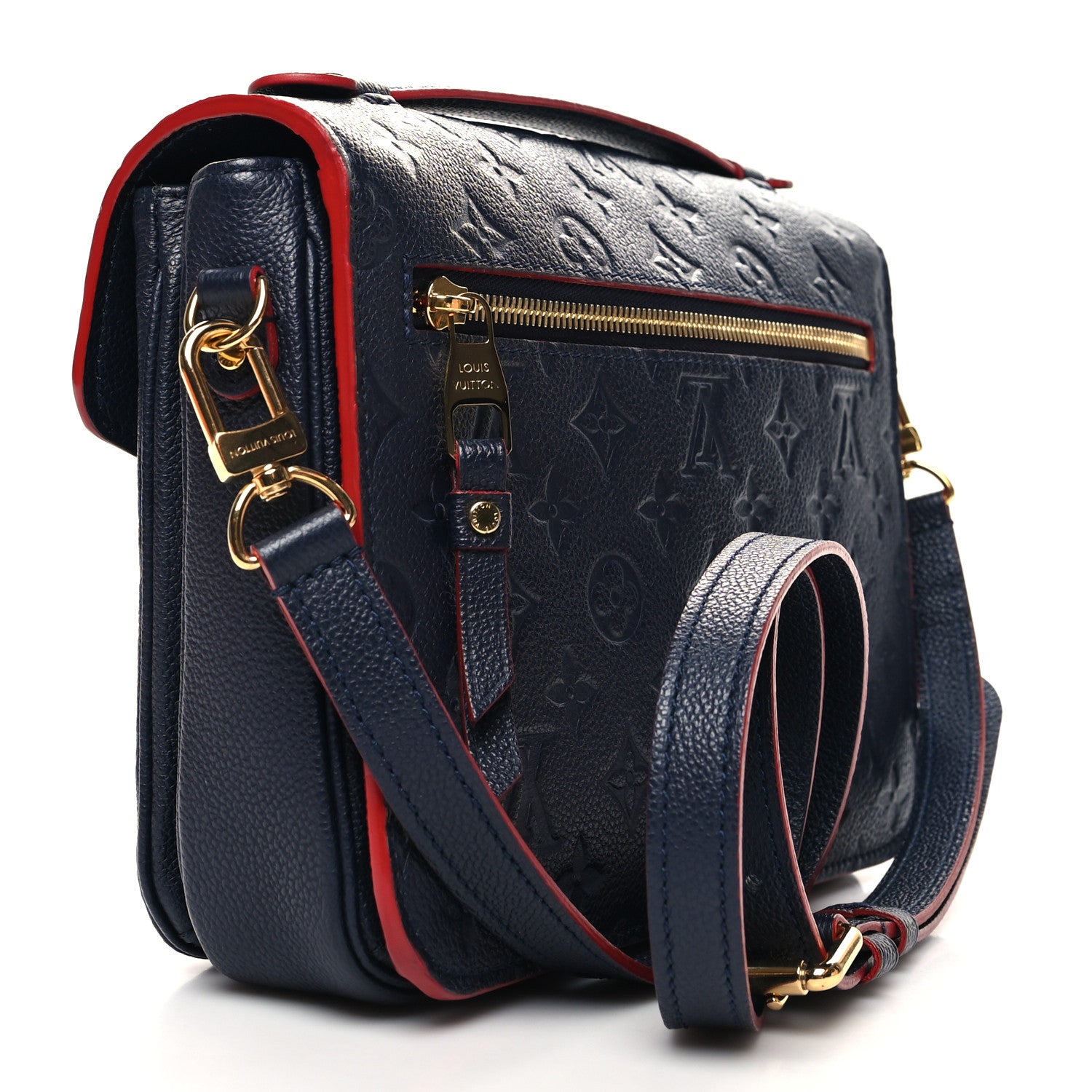 Louis Vuitton Empreinte Pochette Metis Marine Rouge 3 of 11