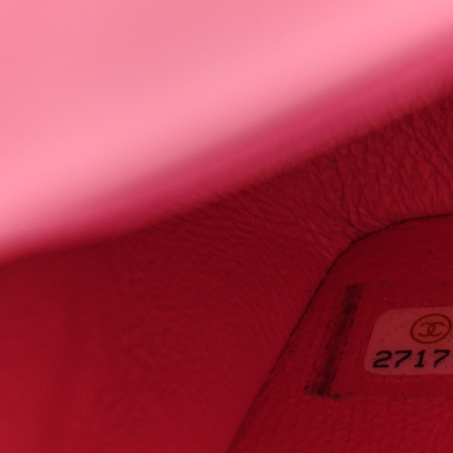 Chanel Lambskin Quilted Mini Rectangular Flap Dark Pink 7 of 14
