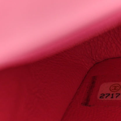 Chanel Lambskin Quilted Mini Rectangular Flap Dark Pink 7 of 14