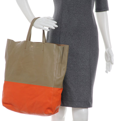 Celine Lambskin Bi-Cabas Fluo Peach 2 of 9
