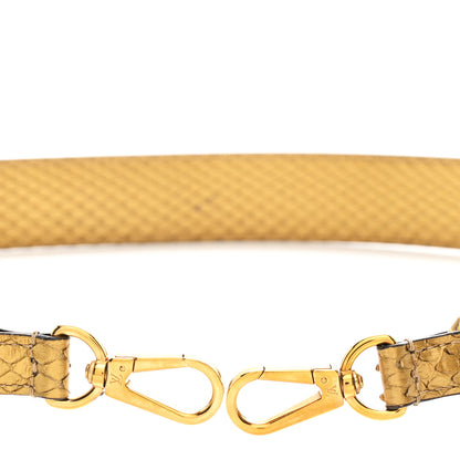 Louis Vuitton Snakeskin Monogram Bandouliere Shoulder Strap 3 of 4