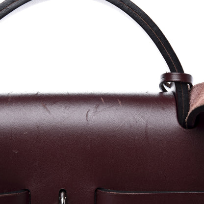 Hermes Toile Vache Hunter Herbag Zip 39 MM Prune 15 of 16