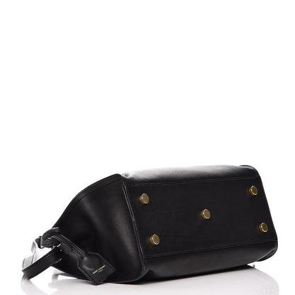 Saint Laurent Calfskin Monogram Baby Downtown Cabas Black 5 of 17
