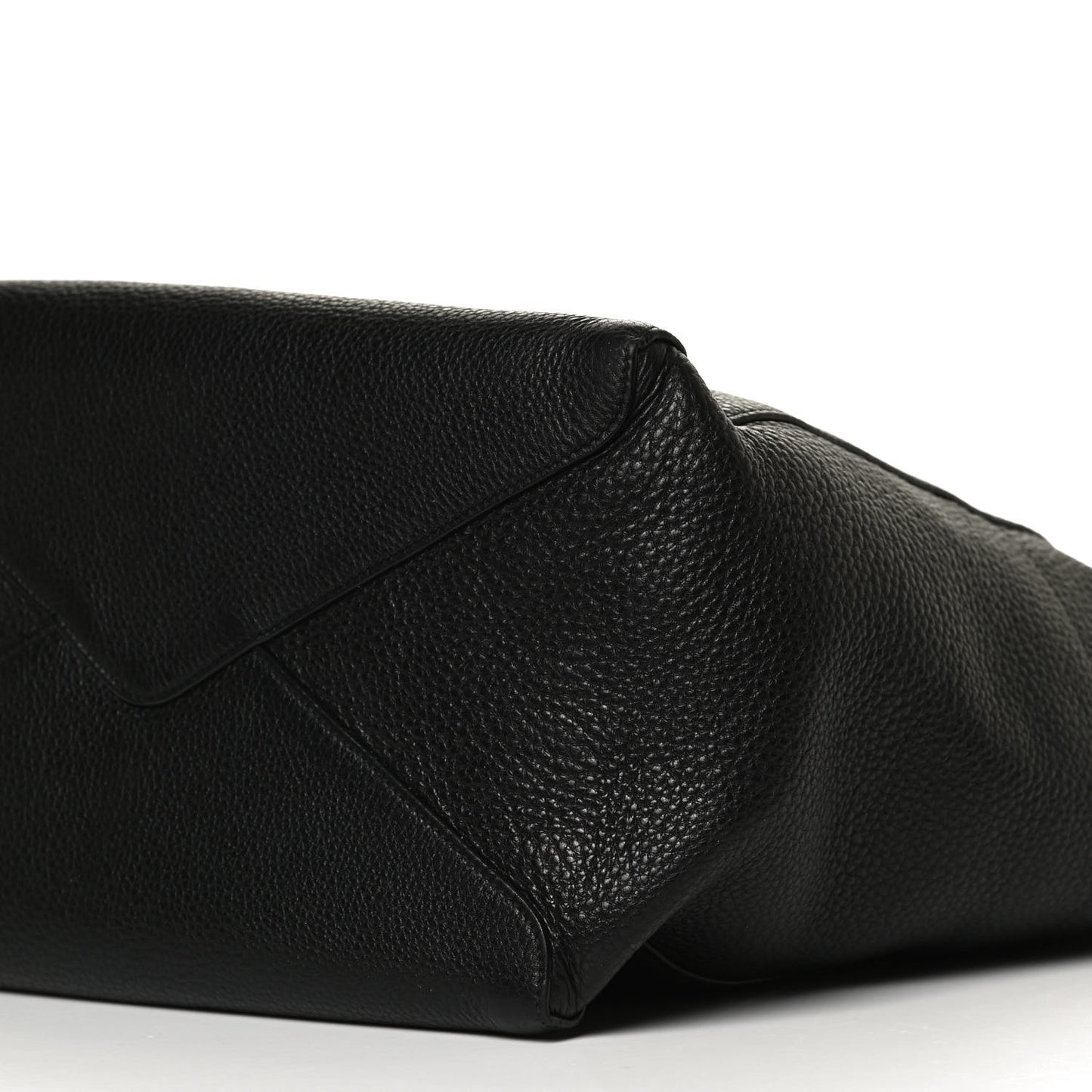 Vitello Phenix Shopping Tote Black