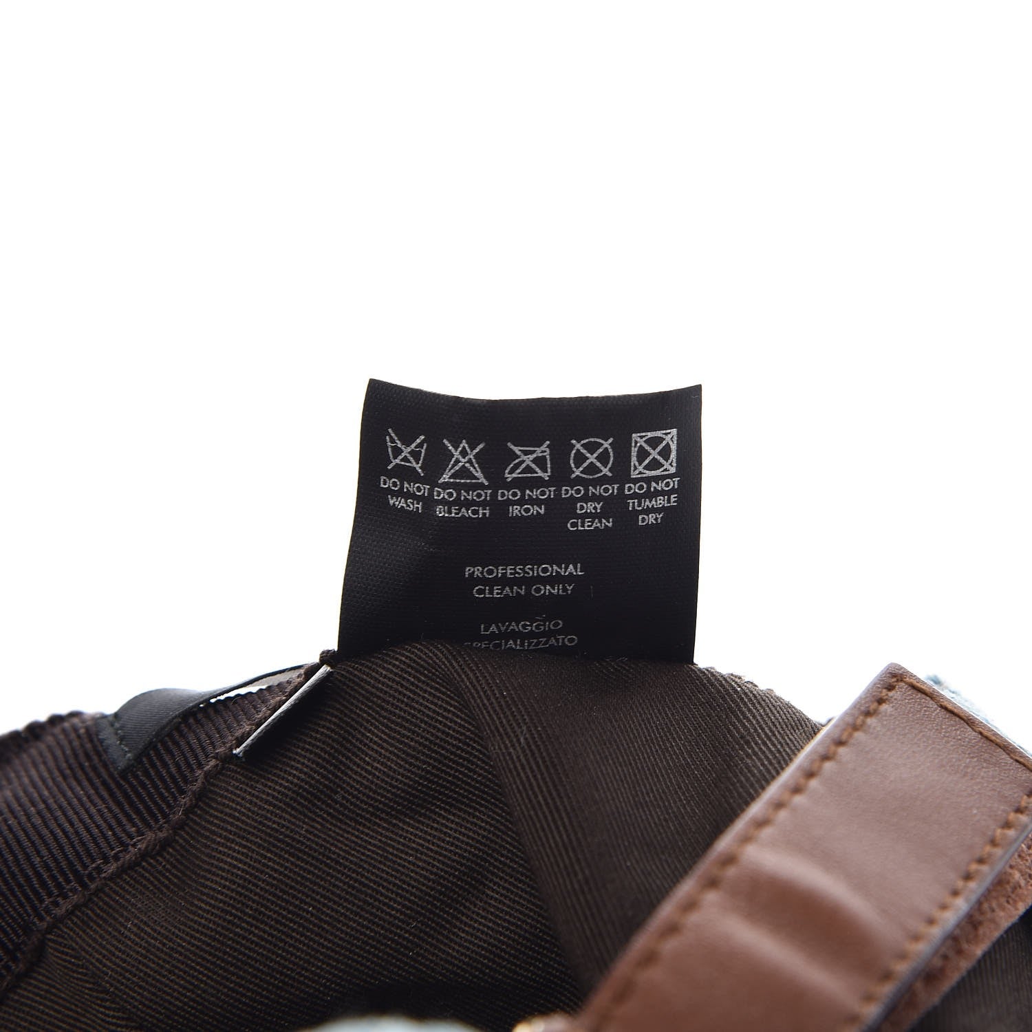 Gucci Denim GG Monogram Baseball Hat S Blue 10 of 10