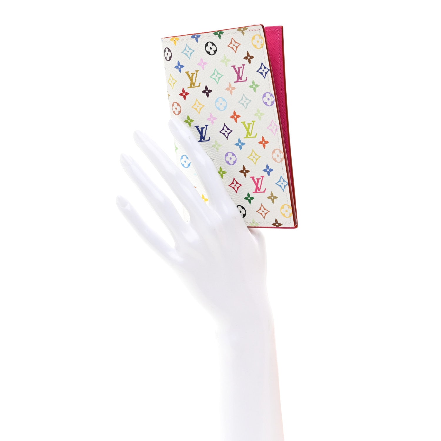 Louis Vuitton LV X TM Monogram Multicolor Passport Cover White 2 of 7