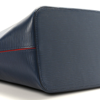 Louis Vuitton Epi Neverfull MM Indigo Coquelicot 8 of 9