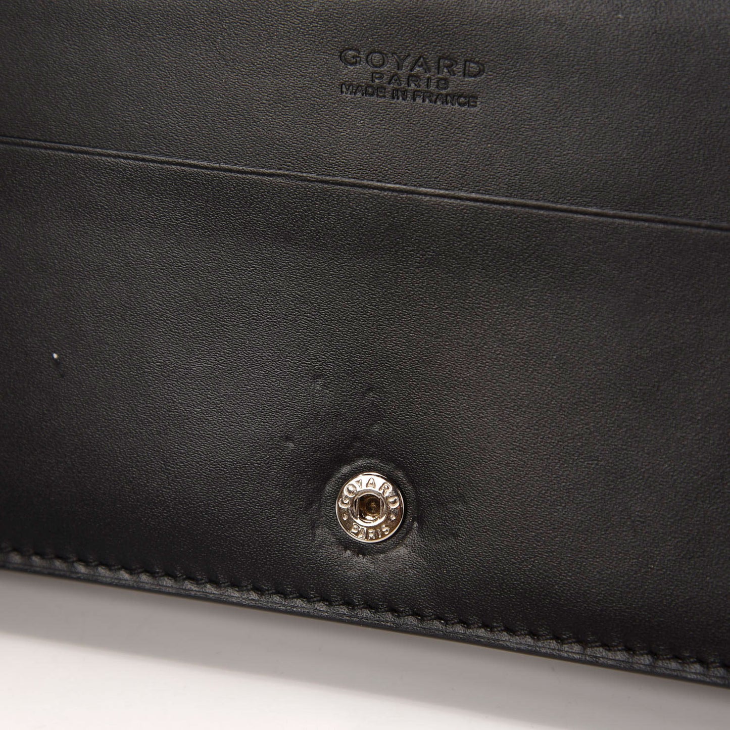 Goyardine Long Bi-Fold Wallet Black