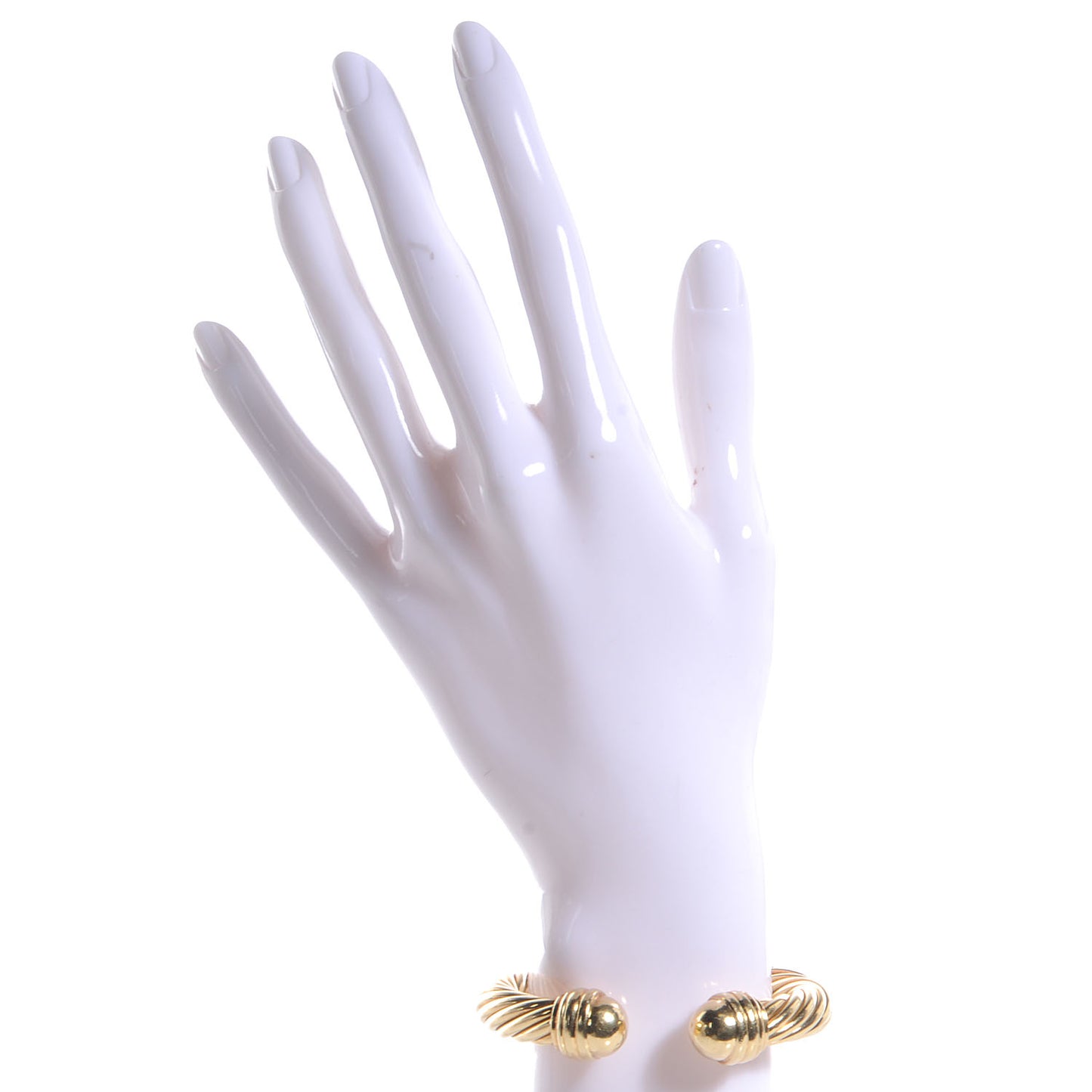 18k Gold 10mm Thoroughbred Cable Classics Bracelet