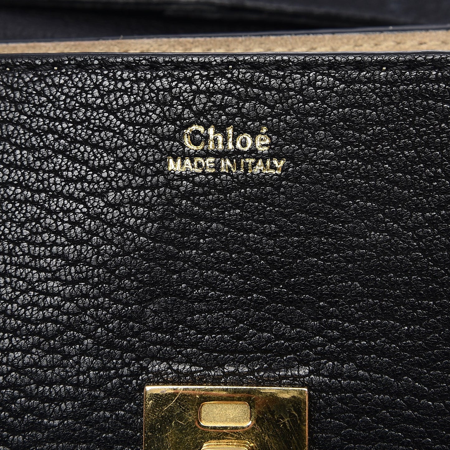 Grained Lambskin Mini Drew Shoulder Bag Black