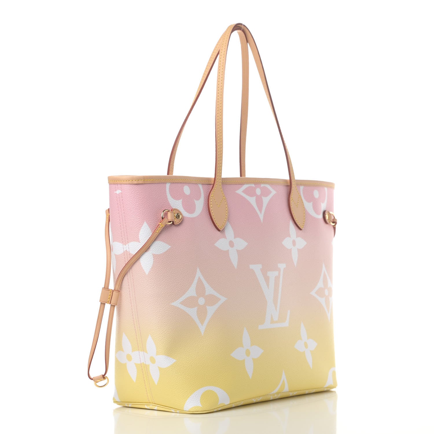 Louis Vuitton Monogram Giant By The Pool Neverfull MM Light Pink 2 of 4