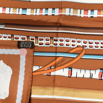 Hermes Silk Les Cannes Scarf 90 2 of 4