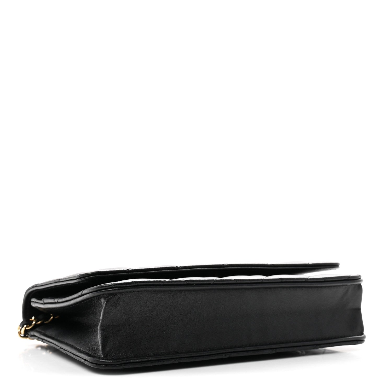 Chanel Lambskin Quilted Wallet On Chain WOC Black 3 of 10