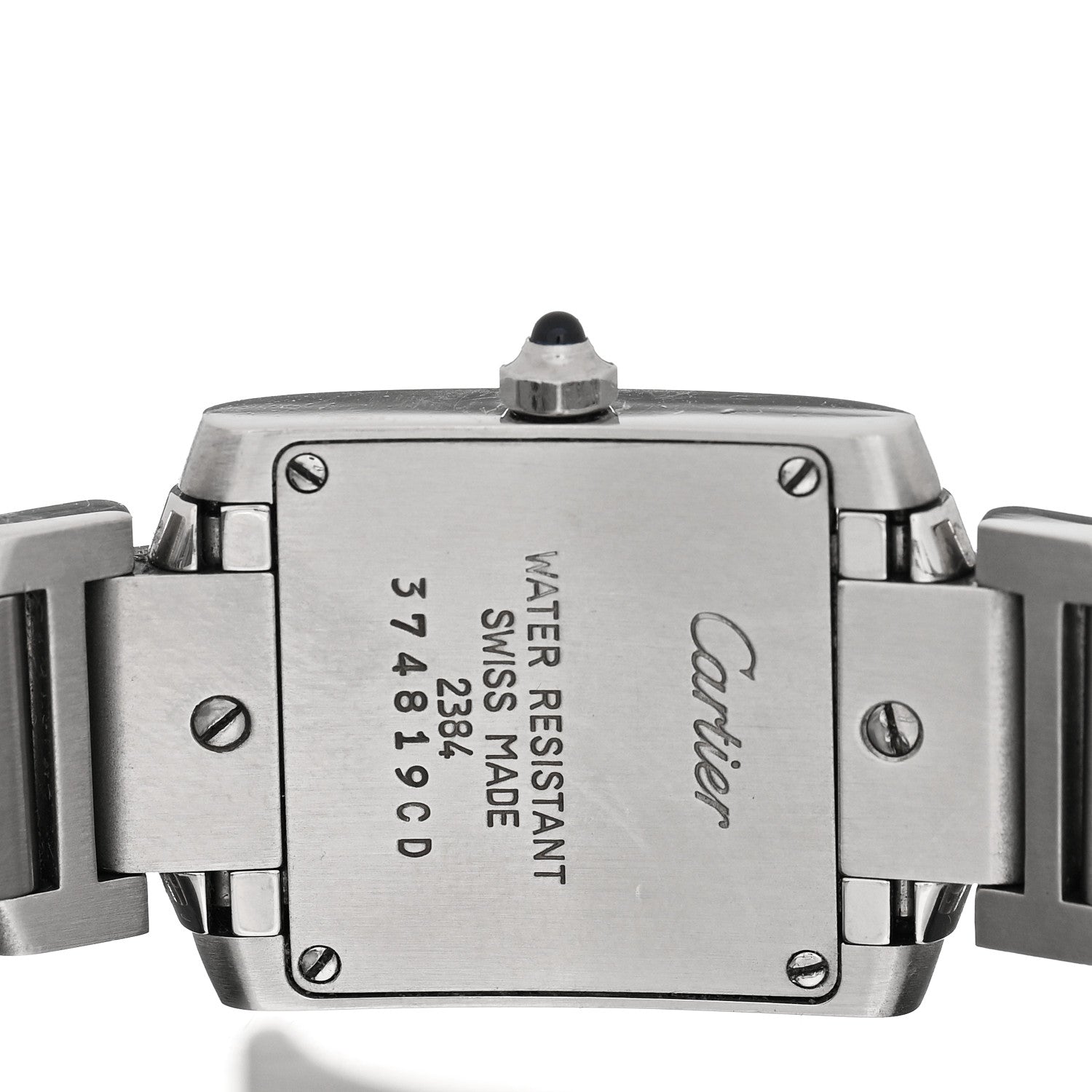Cartier Stainless Steel 20mm Tank Francaise Quartz Watch 4 of 4
